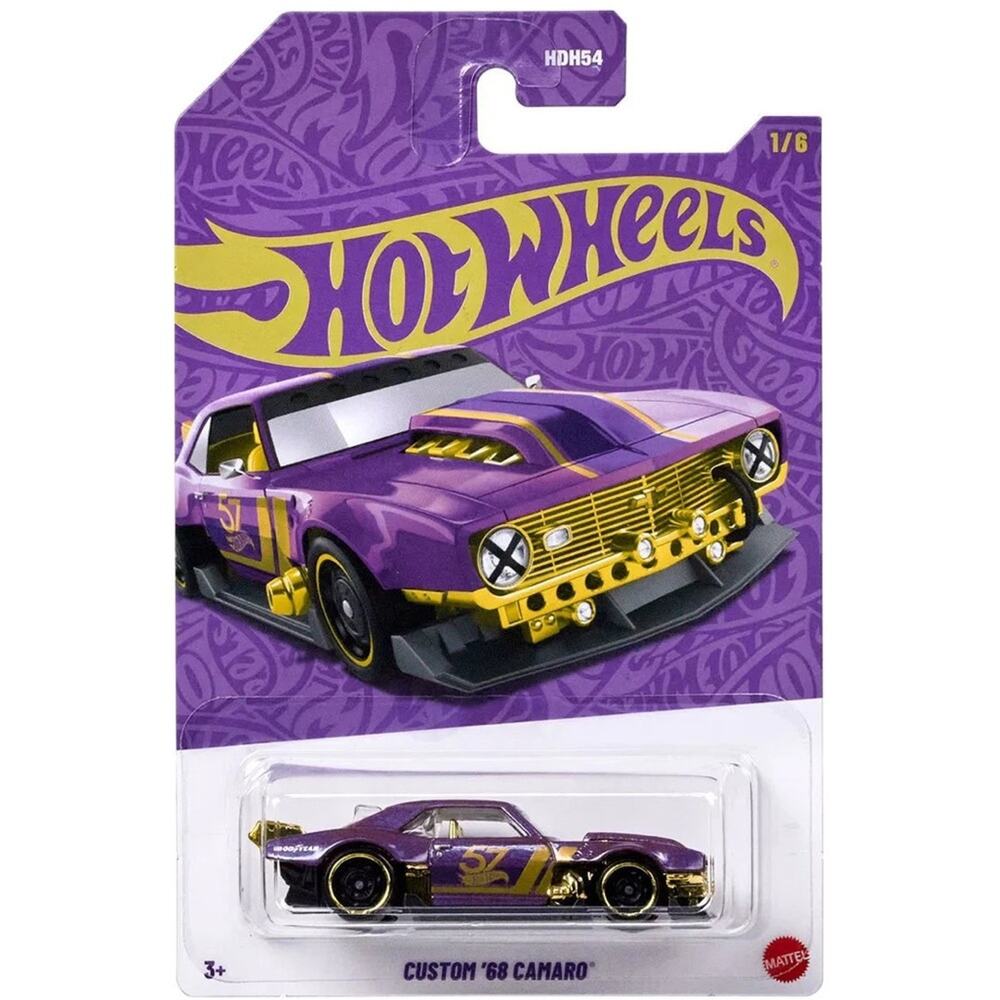NIB! Hot Wheels 57th Anniversary Pearl & Chrome Custom '68 Camaro